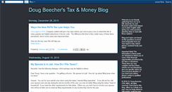 Desktop Screenshot of dougbeecherstaxandmoneyblog.blogspot.com