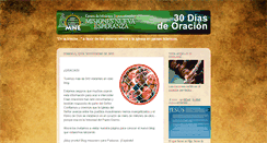 Desktop Screenshot of 30diasdeoracion.blogspot.com
