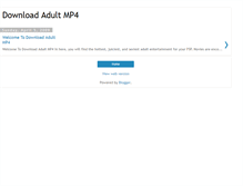 Tablet Screenshot of download-adult-mp4.blogspot.com