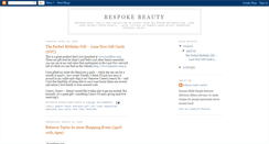 Desktop Screenshot of bespokebeauty.blogspot.com