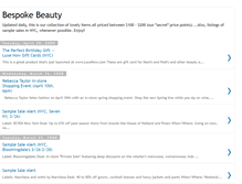 Tablet Screenshot of bespokebeauty.blogspot.com