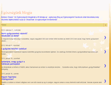 Tablet Screenshot of egeszsegunk-blogja.blogspot.com