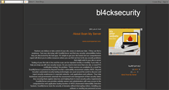 Desktop Screenshot of bl4cksecurity.blogspot.com