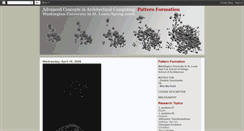 Desktop Screenshot of patternformation.blogspot.com