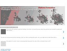 Tablet Screenshot of patternformation.blogspot.com