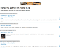 Tablet Screenshot of karoliinamusic.blogspot.com