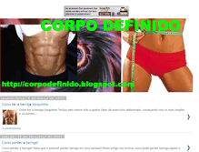 Tablet Screenshot of corpodefinido.blogspot.com
