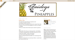 Desktop Screenshot of paisleysandpineapples.blogspot.com