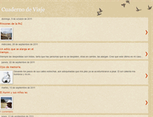 Tablet Screenshot of elcuadernodeliaviaje.blogspot.com