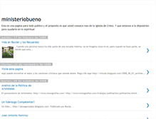 Tablet Screenshot of ministeriobueno.blogspot.com