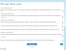 Tablet Screenshot of pormartierrayaire.blogspot.com