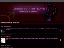 Tablet Screenshot of dresstointimidate.blogspot.com