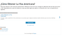 Tablet Screenshot of obtenervisaamericana.blogspot.com