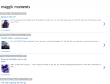 Tablet Screenshot of maggikmoments.blogspot.com