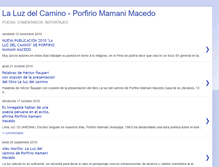 Tablet Screenshot of laluzdelcaminoporfirio.blogspot.com