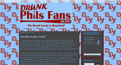 Desktop Screenshot of drunkphilsfans.blogspot.com