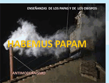 Tablet Screenshot of habemuspapamperu.blogspot.com