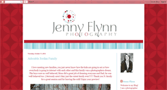 Desktop Screenshot of jennyflynnphotography.blogspot.com