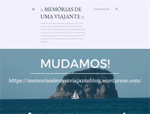 Tablet Screenshot of memoriasdeumviajante.blogspot.com