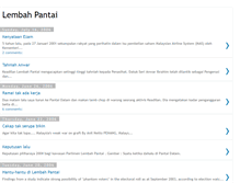 Tablet Screenshot of keadilanlembahpantai.blogspot.com