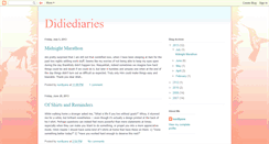 Desktop Screenshot of didiediaries02.blogspot.com