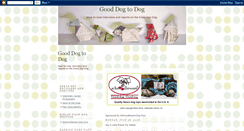 Desktop Screenshot of gooddogtodog.blogspot.com