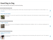 Tablet Screenshot of gooddogtodog.blogspot.com