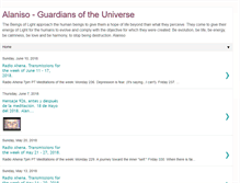 Tablet Screenshot of guardiansoftheuniverse.blogspot.com