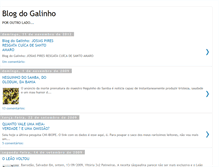 Tablet Screenshot of blogdogalinho.blogspot.com