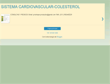 Tablet Screenshot of inplame-cardiovascular-colesterol.blogspot.com