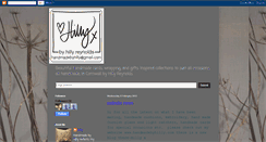 Desktop Screenshot of handmadebyhilly.blogspot.com