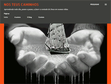 Tablet Screenshot of nosteuscaminhos.blogspot.com