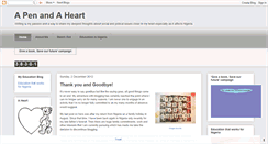 Desktop Screenshot of apenandaheart.blogspot.com