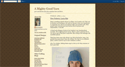 Desktop Screenshot of mightygoodyarn.blogspot.com