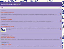 Tablet Screenshot of insomniumscriptor.blogspot.com