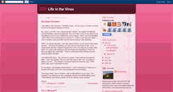 Desktop Screenshot of lifeinthevines.blogspot.com