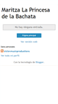 Mobile Screenshot of maritzalaprincesadelabachata.blogspot.com