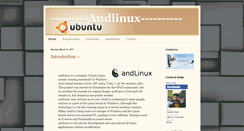 Desktop Screenshot of andlinux.blogspot.com