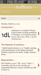 Mobile Screenshot of andlinux.blogspot.com