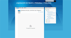 Desktop Screenshot of liquidaciondepagosapersonalyterceros.blogspot.com