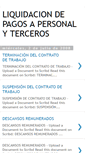 Mobile Screenshot of liquidaciondepagosapersonalyterceros.blogspot.com