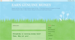 Desktop Screenshot of genuinemoney-onnet.blogspot.com