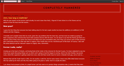 Desktop Screenshot of completelyhammered.blogspot.com