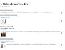 Tablet Screenshot of mamzelleline.blogspot.com