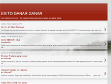 Tablet Screenshot of exitoganarganar.blogspot.com