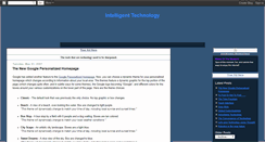 Desktop Screenshot of intellitech.blogspot.com