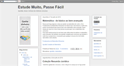 Desktop Screenshot of estudemuitopassefacil.blogspot.com