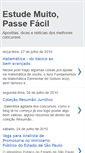 Mobile Screenshot of estudemuitopassefacil.blogspot.com