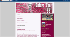 Desktop Screenshot of beforeimthirty.blogspot.com