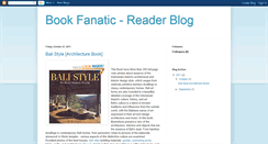 Desktop Screenshot of bookfanaticblog.blogspot.com